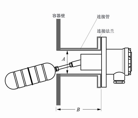 液位開關控制器安裝示意